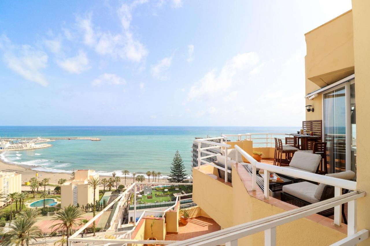 贝纳尔马德纳Penthouse With Panoramic Views - Puerto Marina公寓 外观 照片