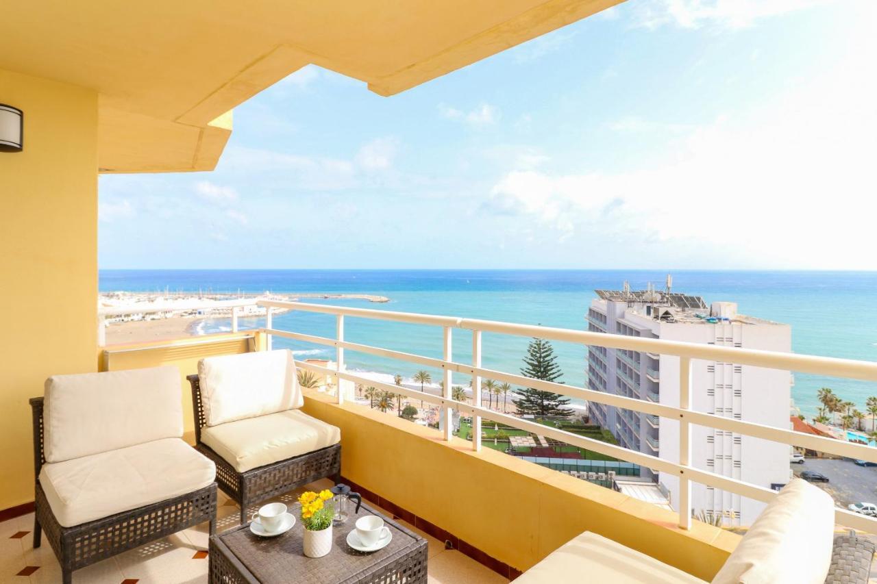 贝纳尔马德纳Penthouse With Panoramic Views - Puerto Marina公寓 外观 照片