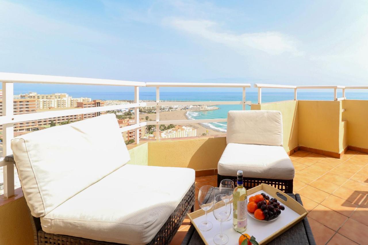 贝纳尔马德纳Penthouse With Panoramic Views - Puerto Marina公寓 外观 照片