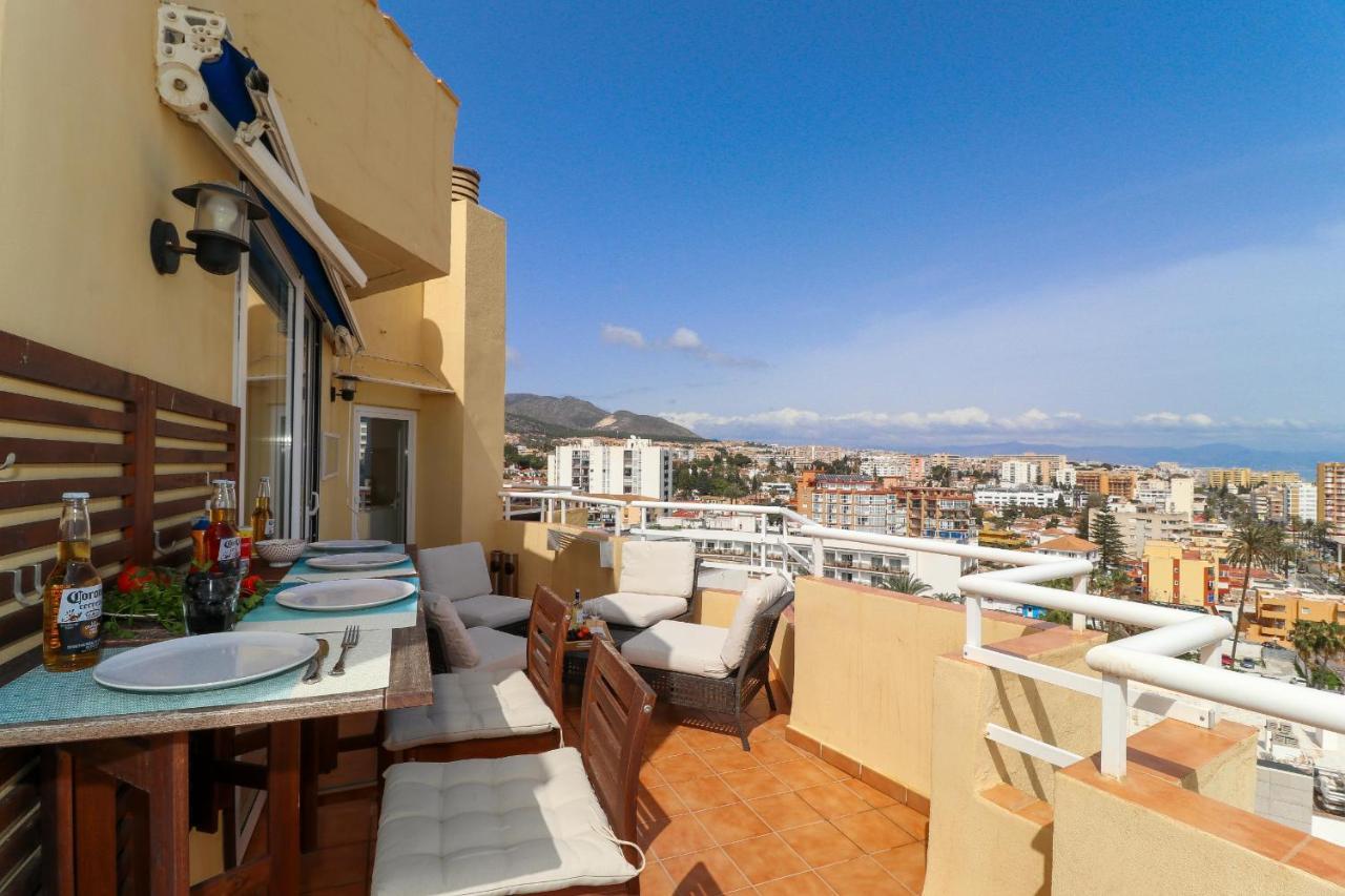 贝纳尔马德纳Penthouse With Panoramic Views - Puerto Marina公寓 外观 照片